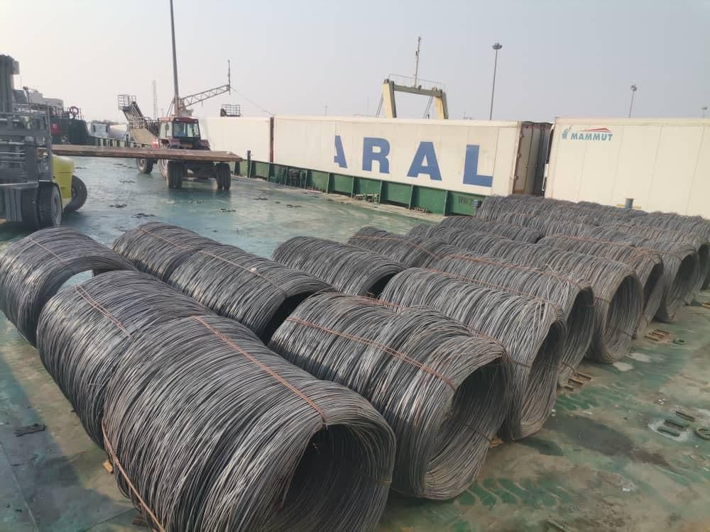 Iron Wire Shipment — Port Loading